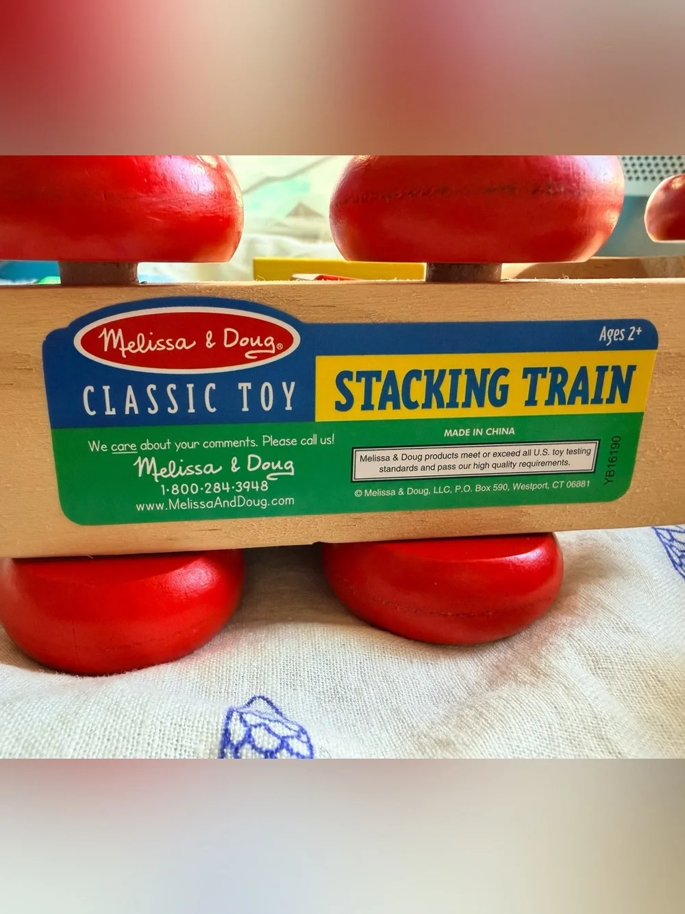 Melissa & Doug wooden stacking